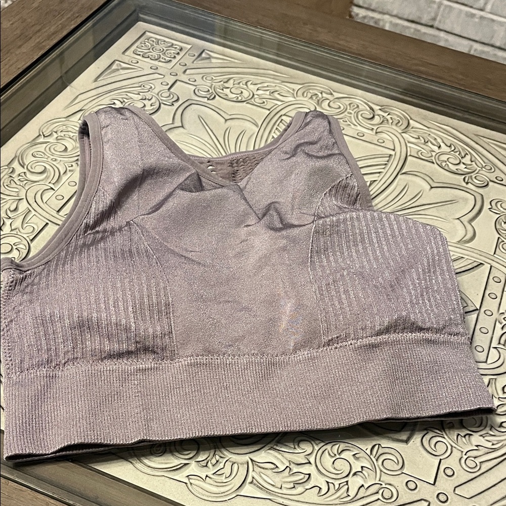 SHEIN Mauve Sports Bra